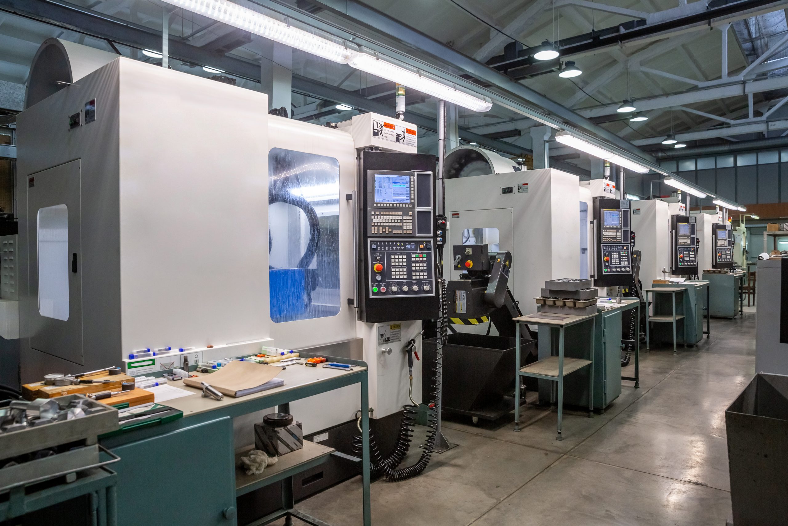 modern cnc lathes in the metalworking industry
